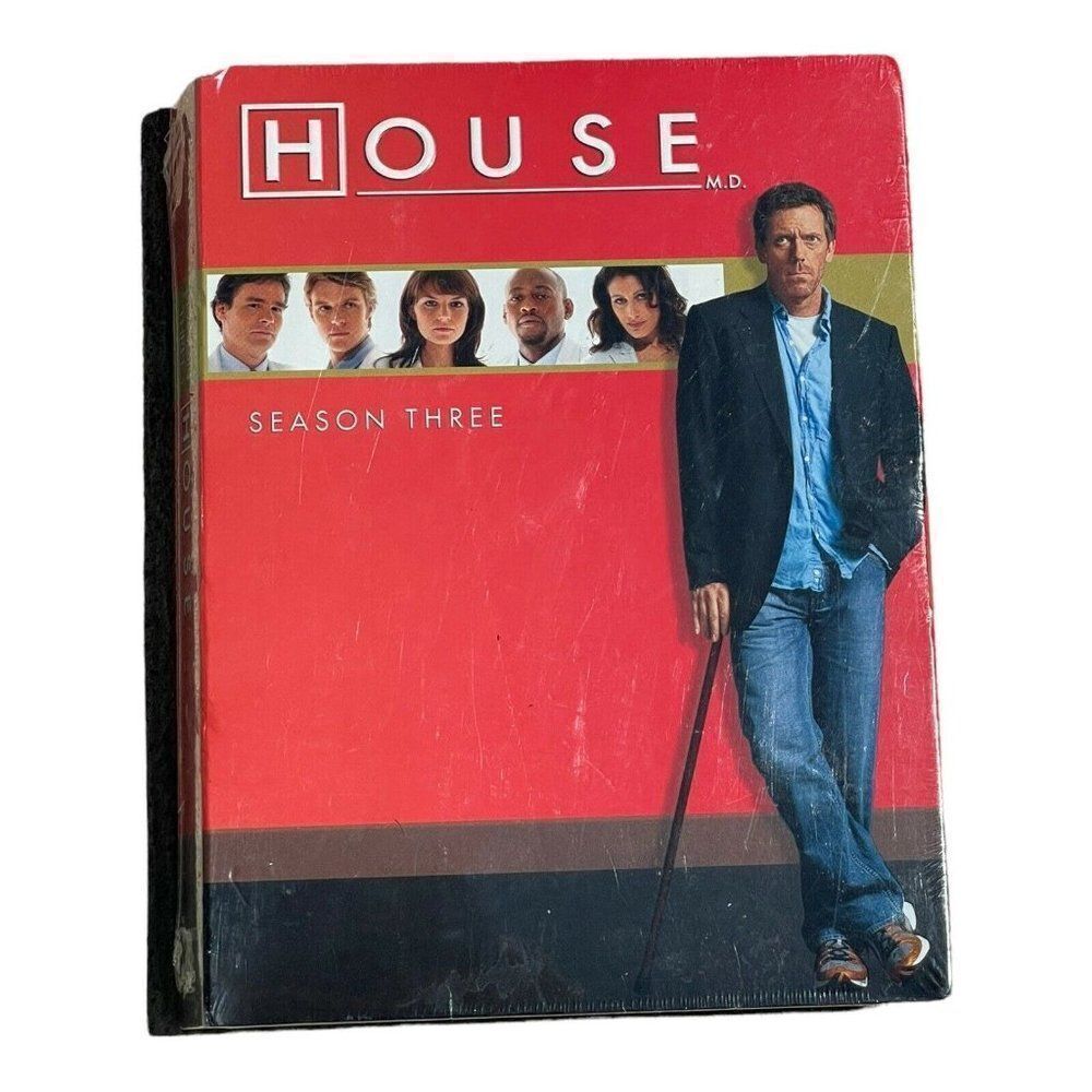HOUSE MD Complete Season 3 DVD 5 Disc Set Brand New Sealed